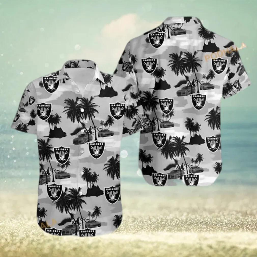 Las Vegas Raiders Gift For Beach Vacation Hawaiian Shirt, NFL Hawaiian Shirt Moonbestprint