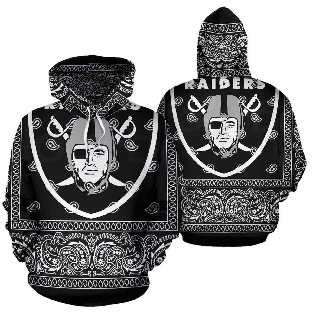 Las Vegas Raiders Hoodie, NFL Hoodie Moonbestprint