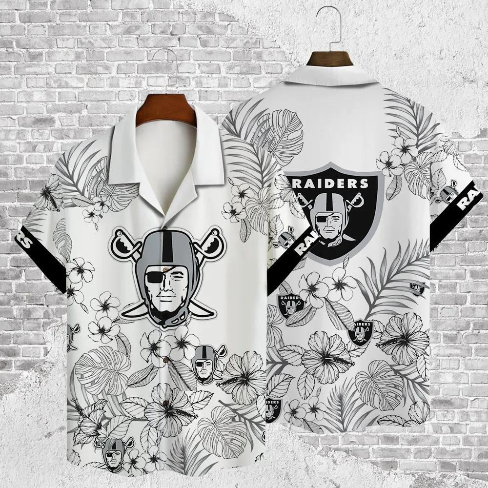 Las Vegas Raiders – National Football League AOP Hawaiian Shirt, NFL Hawaiian Shirt Moonbestprint