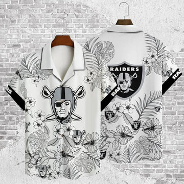 Las Vegas Raiders – National Football League AOP Hawaiian Shirt, NFL Hawaiian Shirt Moonbestprint