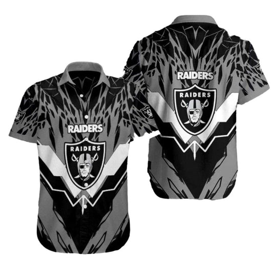 Las Vegas Raiders Night Lights Hawaiian Shirt - Moonbestprint