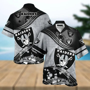 Las Vegas Raiders Special Beach Style Hawaiian Shirt, NFL Hawaiian Shirt Moonbestprint