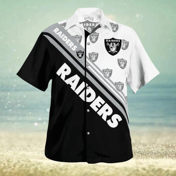 Las Vegas Raiders Standard Paradise Palm Hawaiian Shirt, NFL Hawaiian Shirt Moonbestprint
