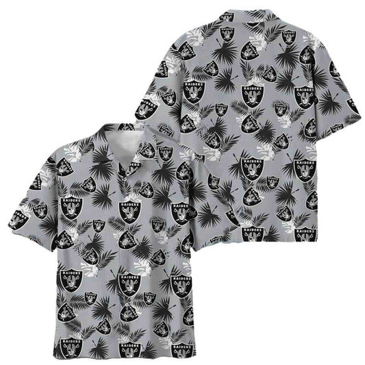 Las Vegas Raiders Tropical Vibes Hawaiian Shirt - Moonbestprint