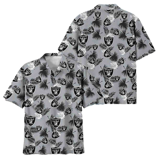 Las Vegas Raiders Tropical Vibes Hawaiian Shirt - Moonbestprint
