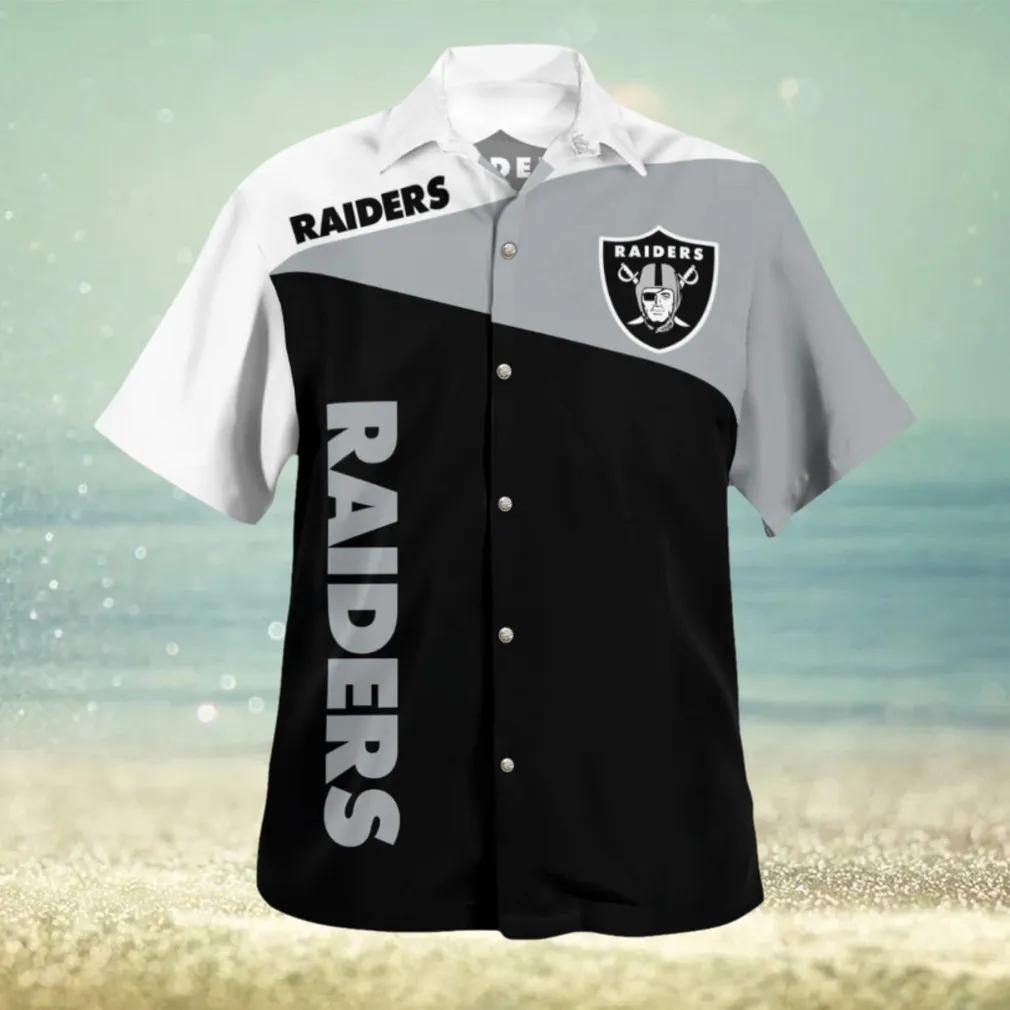 Las Vegas Raiders Vintage 3D Hawaiian Shirt, NFL Hawaiian Shirt Moonbestprint