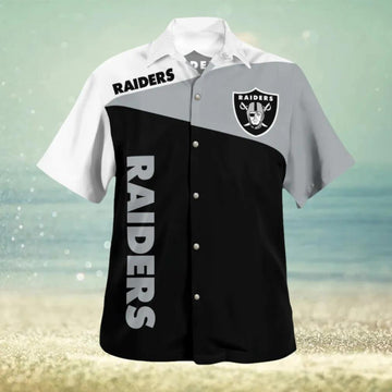 Las Vegas Raiders Vintage 3D Hawaiian Shirt, NFL Hawaiian Shirt Moonbestprint