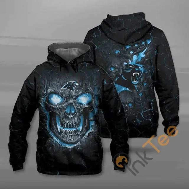 Lava Skull Carolina Panthers - Hoodie 3D, NFL Hoodie Moonbestprint