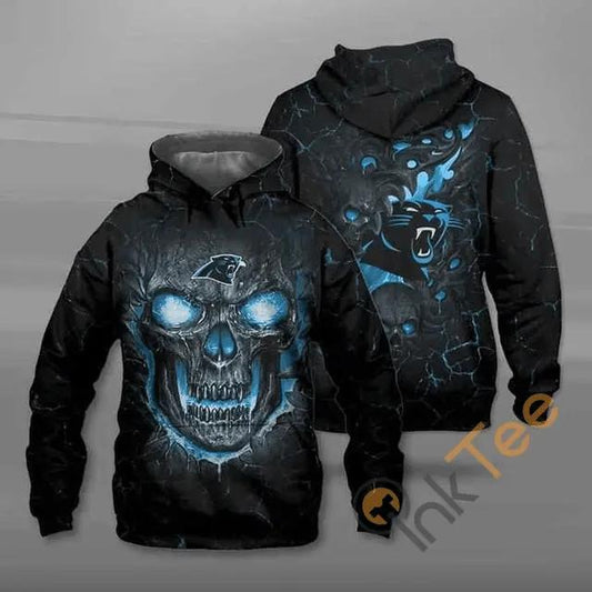 Lava Skull Carolina Panthers - Hoodie 3D, NFL Hoodie Moonbestprint