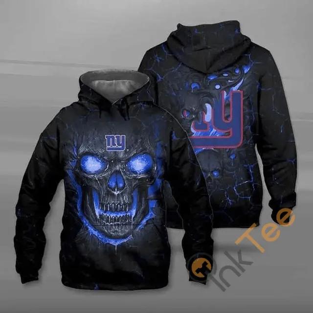 Lava Skull New York Giants 3D Hoodie, NFL Hoodie Moonbestprint