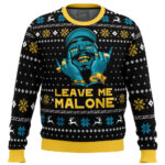 Leave Me Malone Post Malone Ugly Christmas Sweater 2025 – Moonbestprint