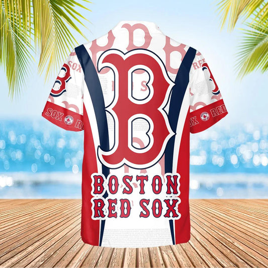 Legends Boston Red Sox Hawaiian Shirt, Red Sox Aloha Shirt, MLB Hawaiian Shirt Moonbestprint