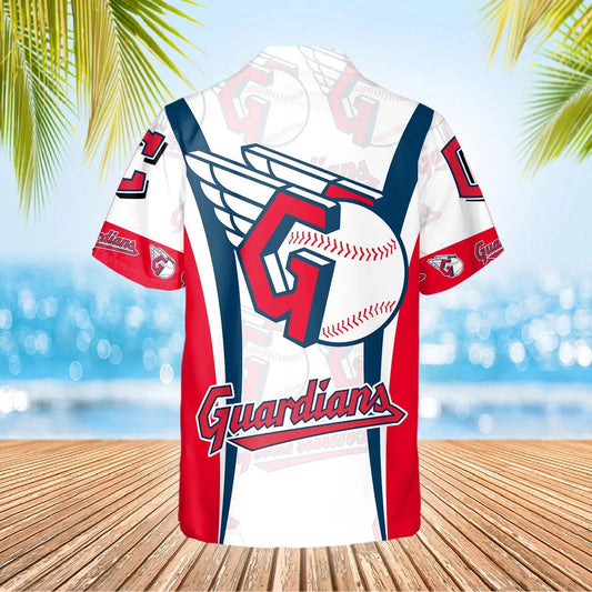 Legends Cleveland Guardians Hawaiian Shirt, Cleveland Guardians Aloha Shirt, MLB Hawaiian Shirt Moonbestprint