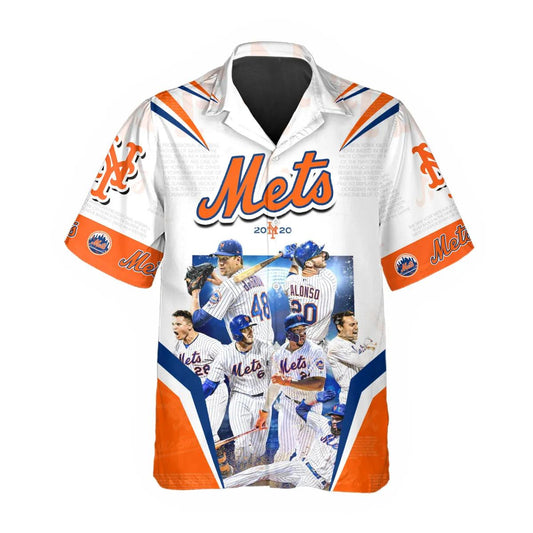 Legends New York Mets Hawaiian Shirt, New York Mets Aloha Shirt, MLB Hawaiian Shirt Moonbestprint