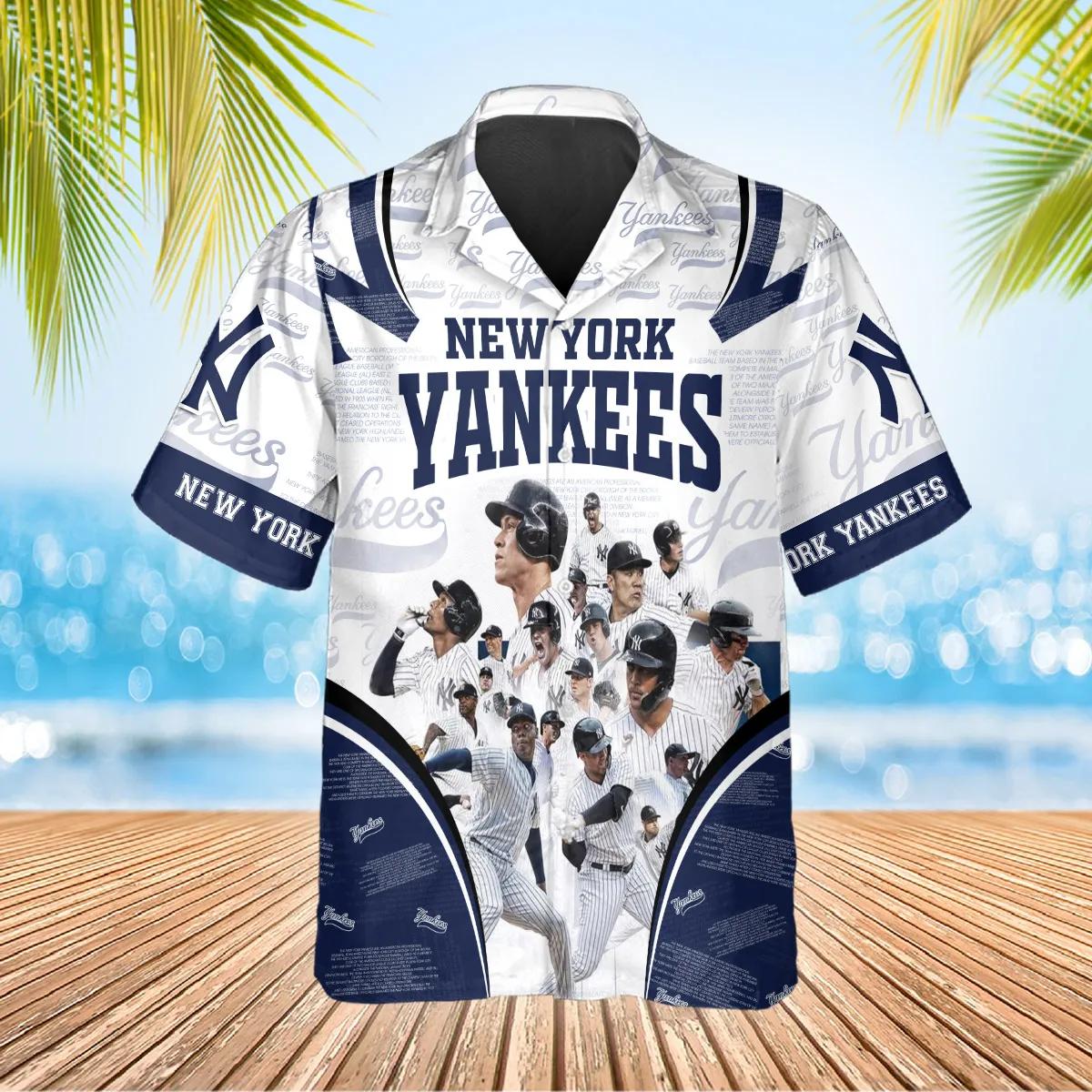 Legends New York Yankees Hawaiian Shirt, Hawaiian Yankees Shirt, MLB Hawaiian Shirt Moonbestprint
