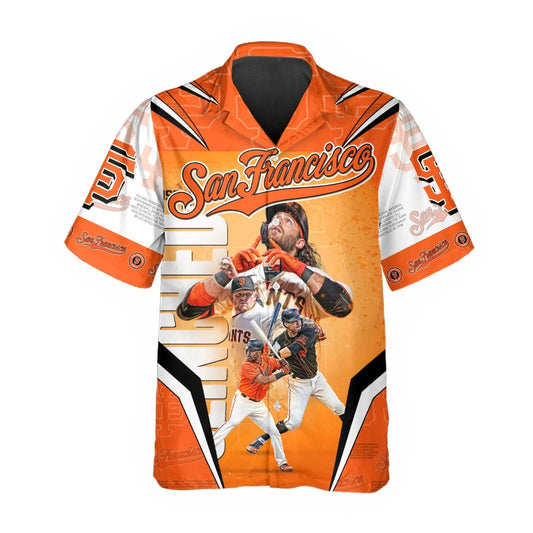 Legends San Francisco Giants Hawaiian Shirt, SF Giants Aloha Shirt, MLB Hawaiian Shirt Moonbestprint