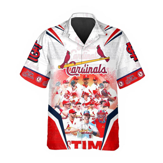 Legends St. Louis Cardinals Hawaiian Shirt, St. Louis Cardinals Aloha Shirt, MLB Hawaiian Shirt Moonbestprint