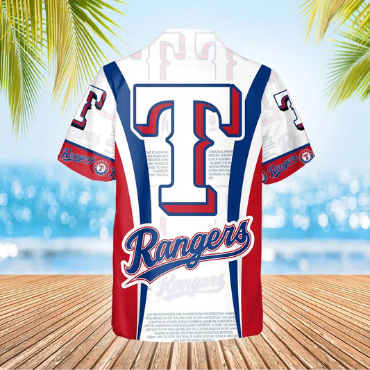 Legends Texas Rangers Hawaiian Shirt, Texas Rangers Aloha Shirt, MLB Hawaiian Shirt Moonbestprint