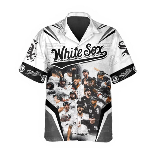 Legends White Sox Hawaiian Shirt, White Sox Aloha Shirt, MLB Hawaiian Shirt Moonbestprint