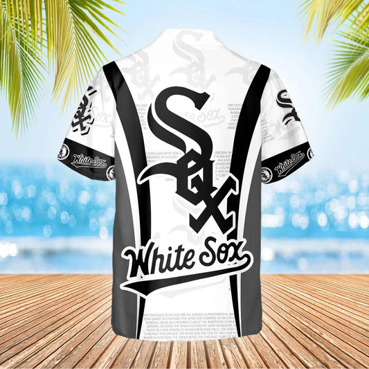 Legends White Sox Hawaiian Shirt, White Sox Aloha Shirt, MLB Hawaiian Shirt Moonbestprint