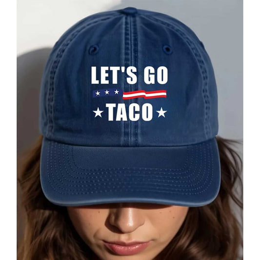 Let's Go Taco America Hat -Moonbestprint