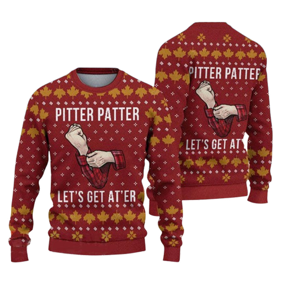 Letterkenny Pitter Patter Let Is Get Ater Ugly Christmas Sweater – Moonbestprint