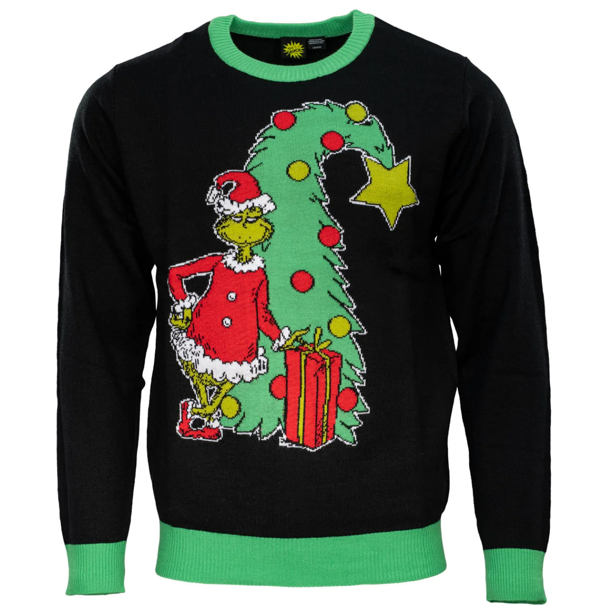 Licensed Grinch Xmas Tree Adult Ugly Christmas Sweater – Moonbestprint