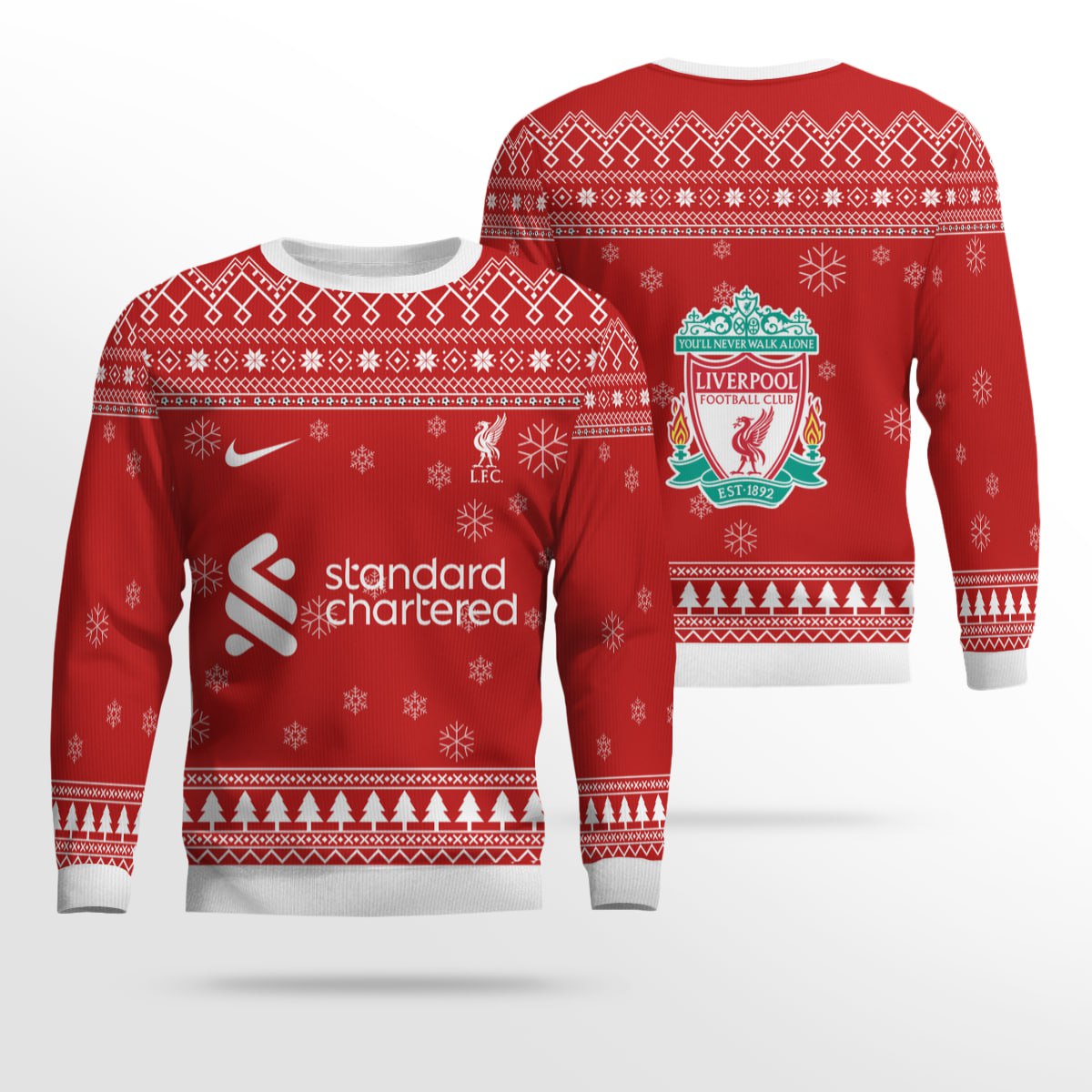 Liverpool Standard Chartered Ugly Christmas Sweater – Moonbestprint