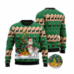 Llama With Christmas Tree Ugly Sweater 2025 – Moonbestprint