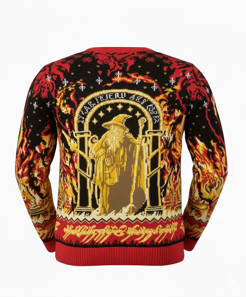 Lord of the Rings Balrog Ugly Christmas Sweater 2025 – Moonbestprint