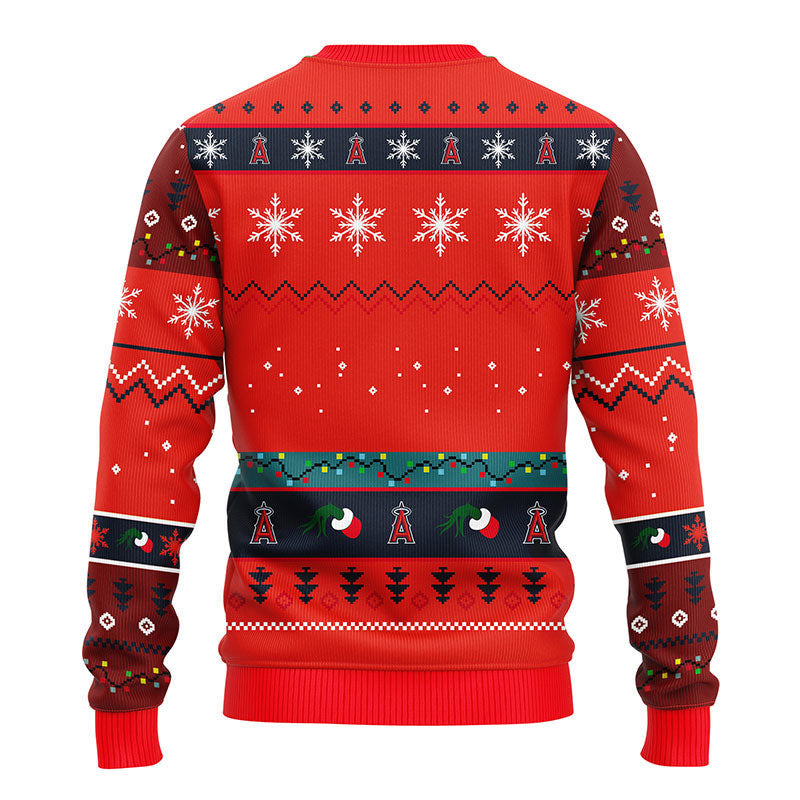 Los Angeles Angels 12 Grinch Xmas Day Ugly Christmas Sweater, Grinch Xmas Sweater Moonbestprint