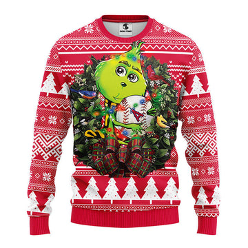 Los Angeles Angels Grinch Hug Ugly Christmas Sweater, Grinch Xmas Sweater Moonbestprint
