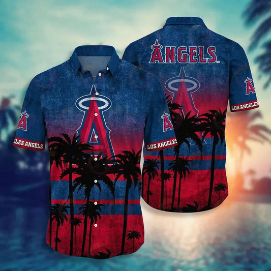 Los Angeles Angels MLB Aloha Hawaiian Shirt 1, MLB Hawaiian Shirt Moonbestprint