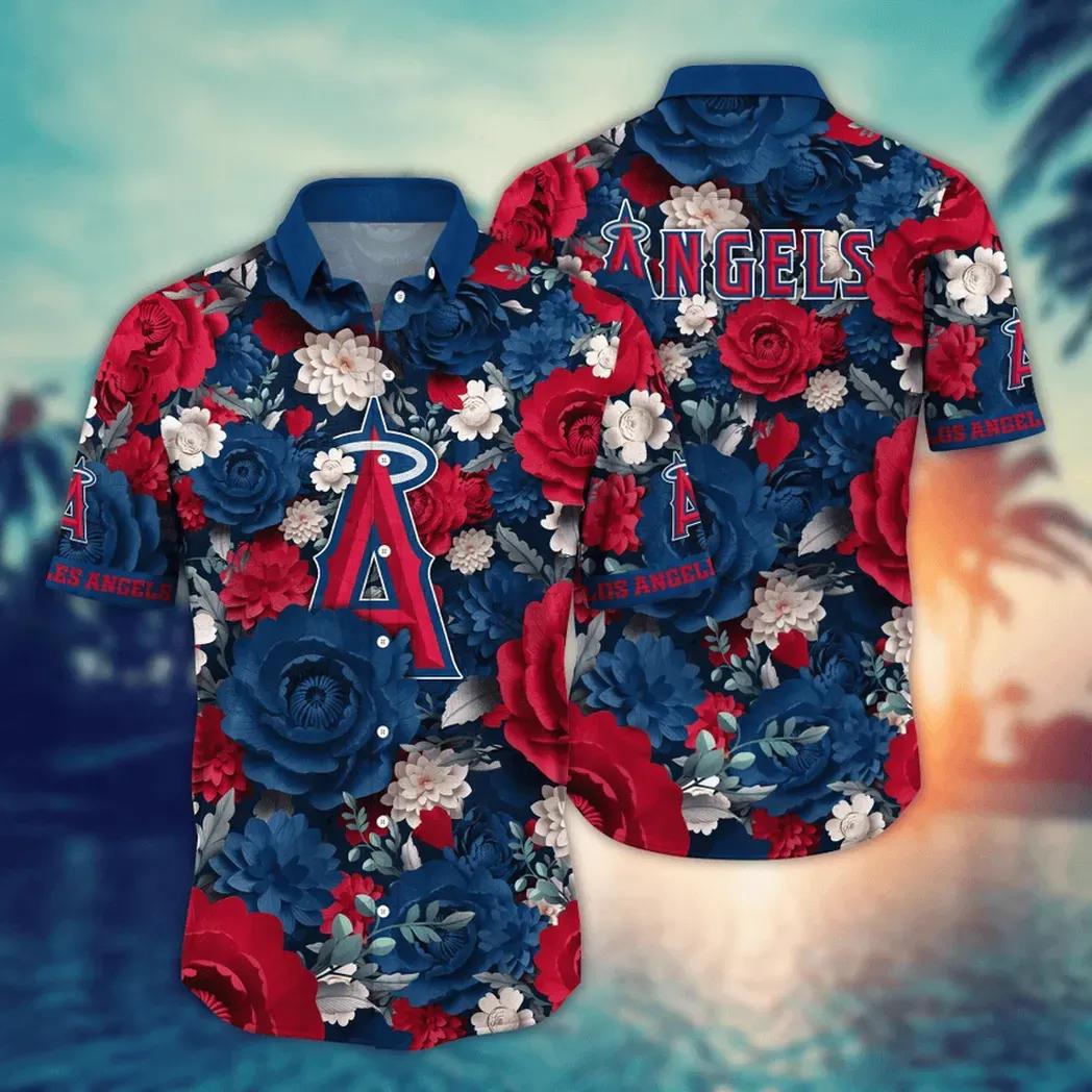 Los Angeles Angels MLB Flower Aloha Hawaiian Shirt 5, MLB Hawaiian Shirt Moonbestprint