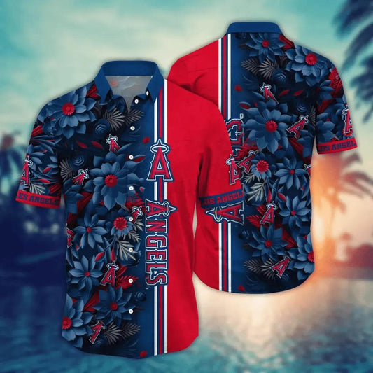 Los Angeles Angels MLB Flower Aloha Hawaiian Shirt 6, MLB Hawaiian Shirt Moonbestprint