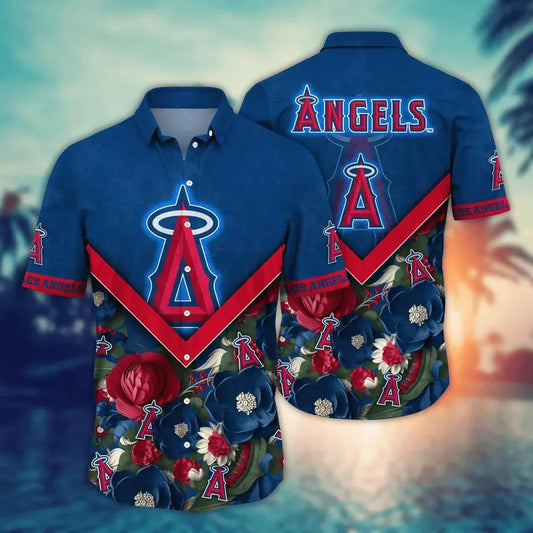 Los Angeles Angels MLB Flower Aloha Hawaiian Shirt 7, MLB Hawaiian Shirt Moonbestprint