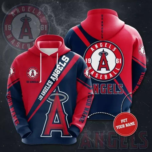 Los Angeles Baseball Team Angelss 3D Hoodie, MLB Hoodie Moonbestprint