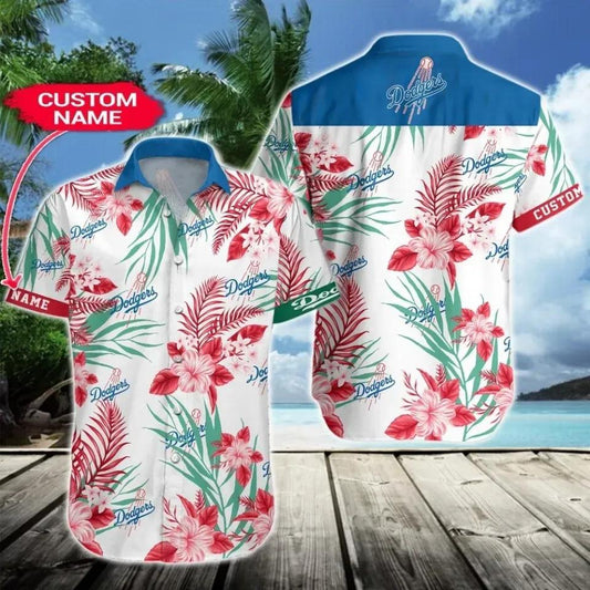 Los Angeles Baseball Team Dodgerss Hawaiian Shirt, MLB Hawaiian Shirt Moonbestprint