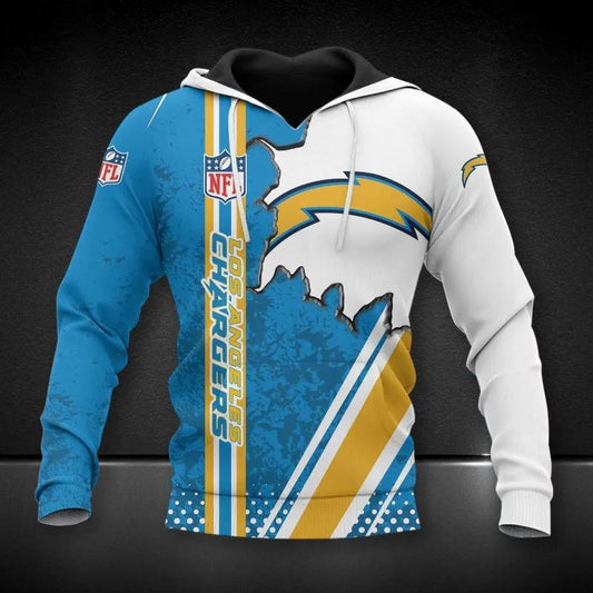 Los Angeles Chargers NFL All Over Print Hoodie, NFL Hoodie Moonbestprint
