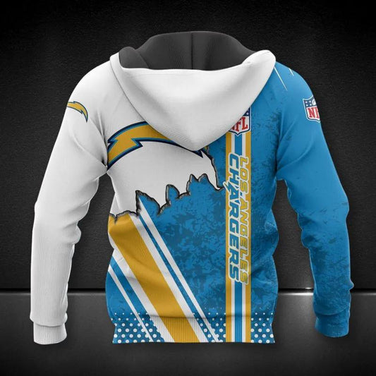 Los Angeles Chargers NFL All Over Print Hoodie, NFL Hoodie Moonbestprint