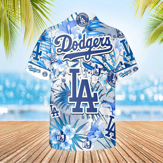 Los Angeles Dodgers Hawaiian Shirt, MLB Hawaiian Shirt Gift For Fans Moonbestprint