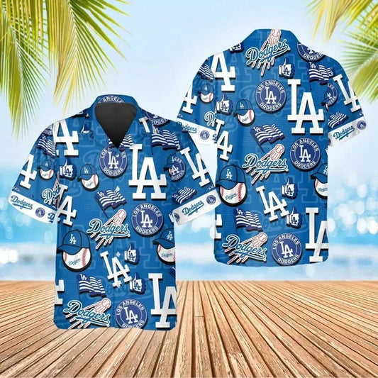 Los Angeles Dodgers Hawaiian Shirt, MLB Hawaiian Shirt Moonbestprint