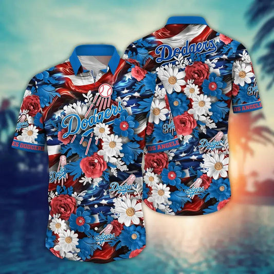 Los Angeles Dodgers MLB Aloha Hawaiian Shirt 2, MLB Hawaiian Shirt Moonbestprint