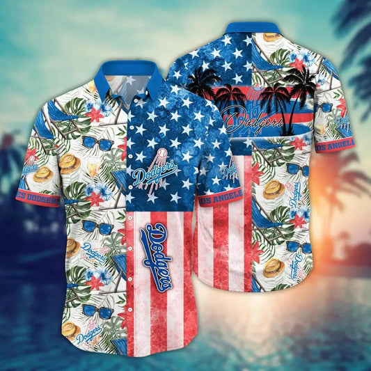 Los Angeles Dodgers MLB Flower Aloha Hawaiian Shirt 11, MLB Hawaiian Shirt Moonbestprint