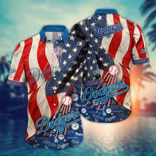Los Angeles Dodgers MLB Flower Aloha Hawaiian Shirt 12, MLB Hawaiian Shirt Moonbestprint