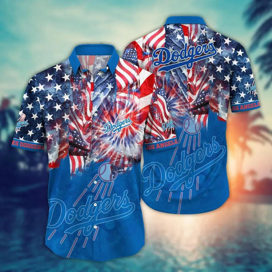 Los Angeles Dodgers MLB Flower Aloha Hawaiian Shirt 13, MLB Hawaiian Shirt Moonbestprint
