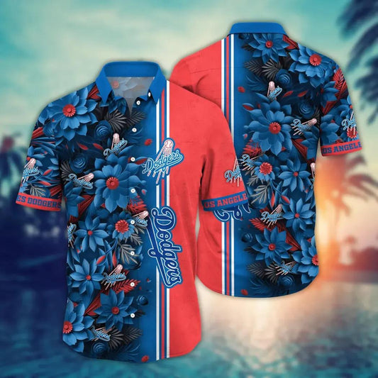 Los Angeles Dodgers MLB Flower Aloha Hawaiian Shirt 6, MLB Hawaiian Shirt Moonbestprint
