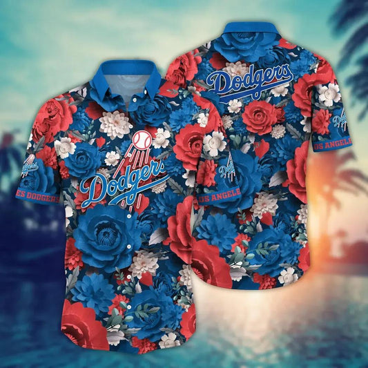 Los Angeles Dodgers MLB Flower Aloha Hawaiian Shirt 7, MLB Hawaiian Shirt Moonbestprint