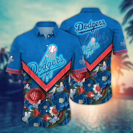 Los Angeles Dodgers MLB Flower Aloha Hawaiian Shirt 8, MLB Hawaiian Shirt Moonbestprint