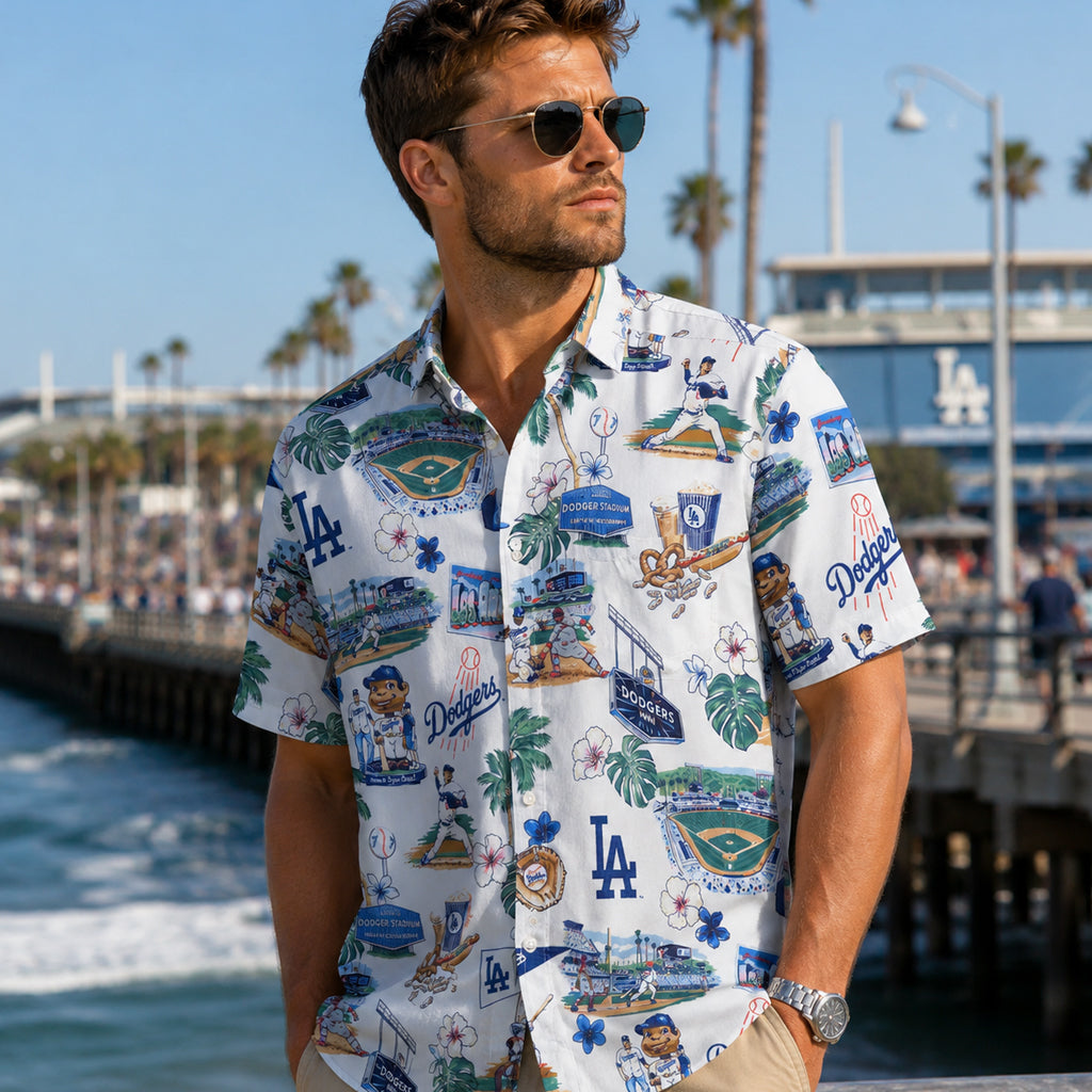 Los Angeles Dodgers Scenic Performance 2026 Hawaiian Shirt – Moonbestprint